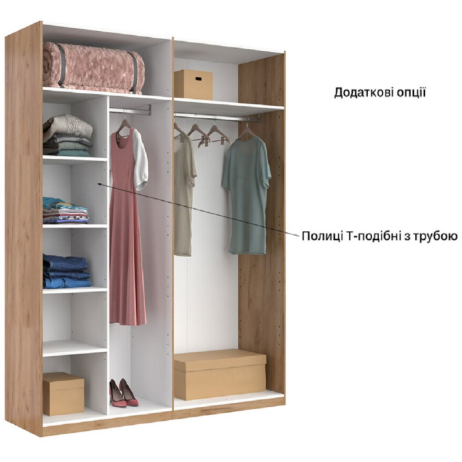 Шафа 4Дв без дзеркала Міла / Mila Глянець Білий MiroMark MA-24-WB