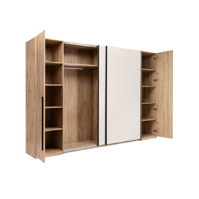 Шкаф-купе 3,15х2,2м Тедди / Teddy Дуб Артизан - Кашемир MiroMark TD-28-OA
