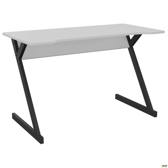 Стол компьютерный Dexter DX1200 (1200х600х750Н) черный графит/белый AMF