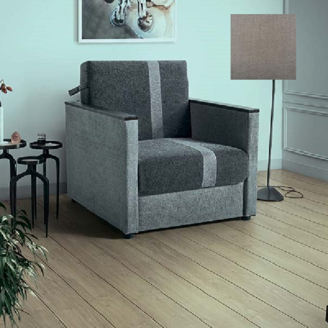 Кресло не раскладное Книжка 950*820 Велюр Канна Exeim Textil 92 Киевский Стандарт У-1