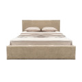 Кровать Мягкая обивка 1,8x2,0 Николь / Nicole Песочный Микрофибра MiroMark SF-58-NL 