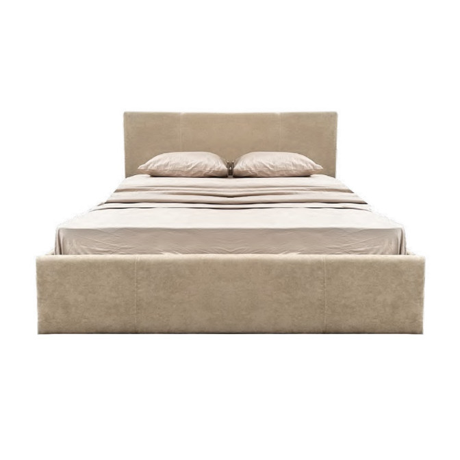 Кровать Мягкая обивка 1,8x2,0 Николь / Nicole Песочный Микрофибра MiroMark SF-58-NL 