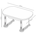Стол столовый Чикаго / Chicago Глянец Белый MiroMark CH-31-RB/WB