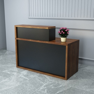 Ресепшин-4 стіл стійка 1600 Файєрвуд Гамма стиль