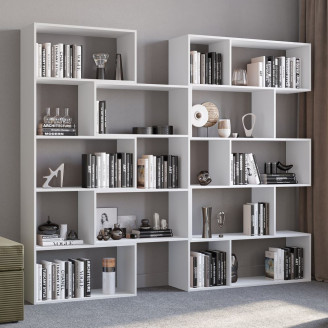 Комплект стеллажей Пиксель1 и Пиксель 2 Нимфея Альба Мир Мебели