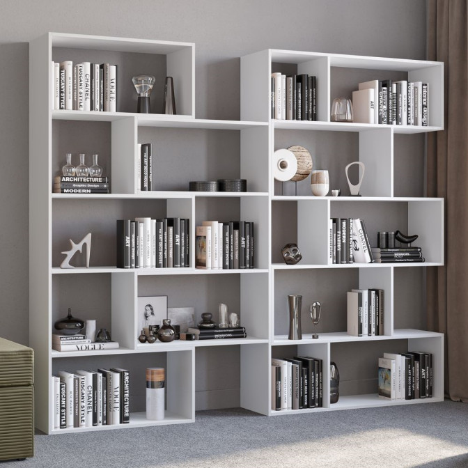 Комплект стелажів Піксель1 та Піксель 2 Німфея Альба Світ Меблів