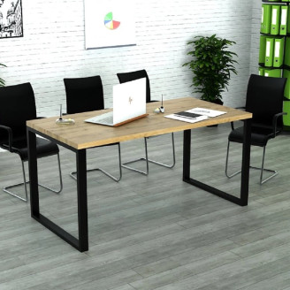 Стіл офісний Розмова Дуб Аппалачі Гамма стиль