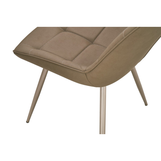 Стул N-45 капучино антик + никель Vetro mebel