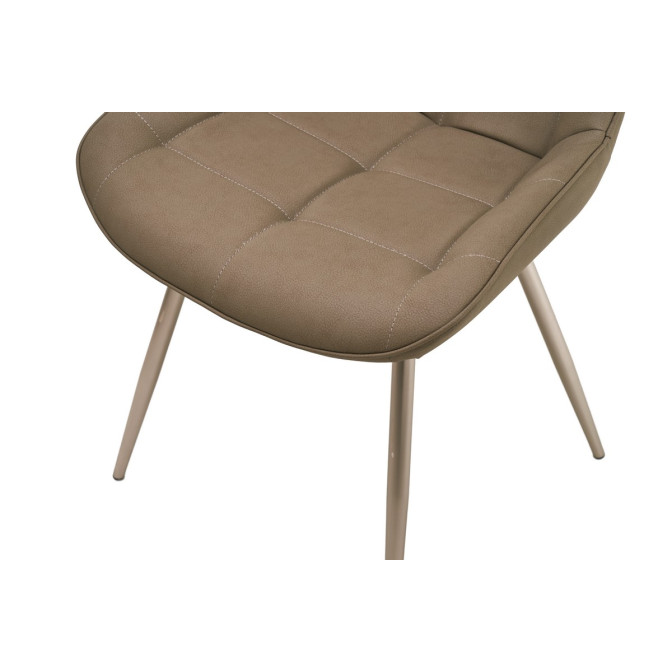 Стул N-45 капучино антик + никель Vetro mebel
