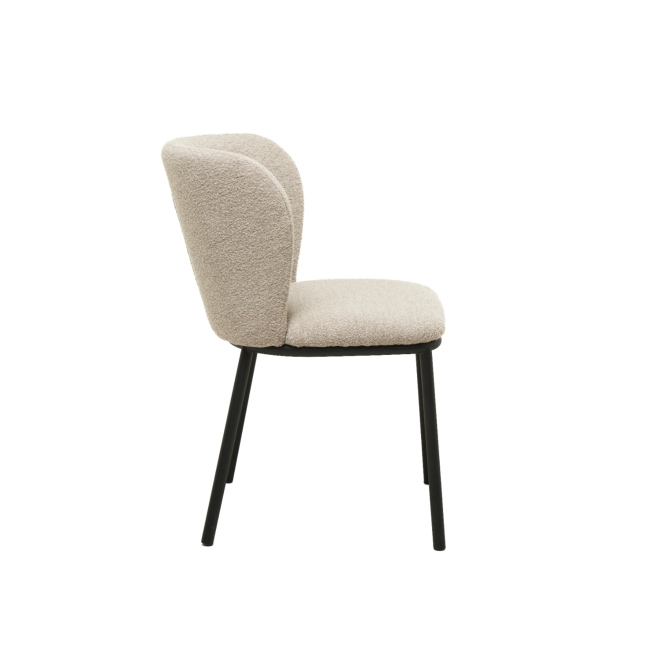 Стул M-140 белый песок  +  черный Vetro mebel