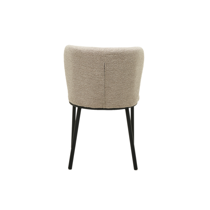 Стул M-140 белый песок  +  черный Vetro mebel