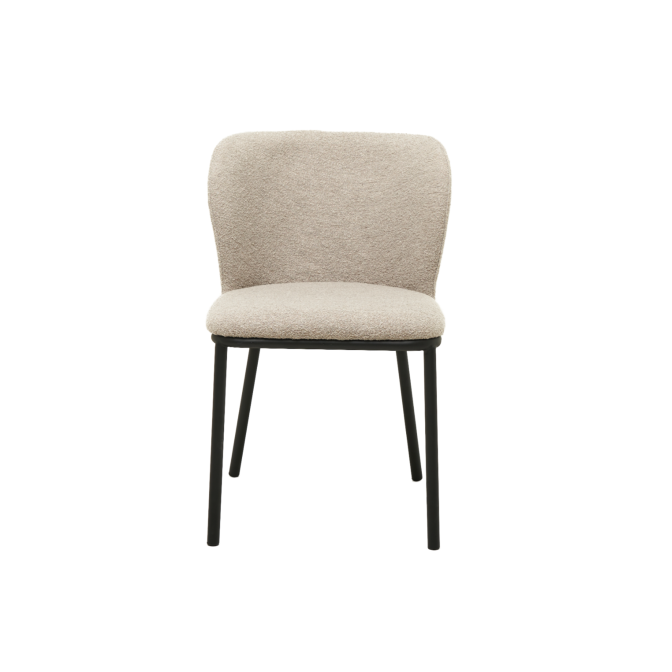 Стул M-140 белый песок  +  черный Vetro mebel
