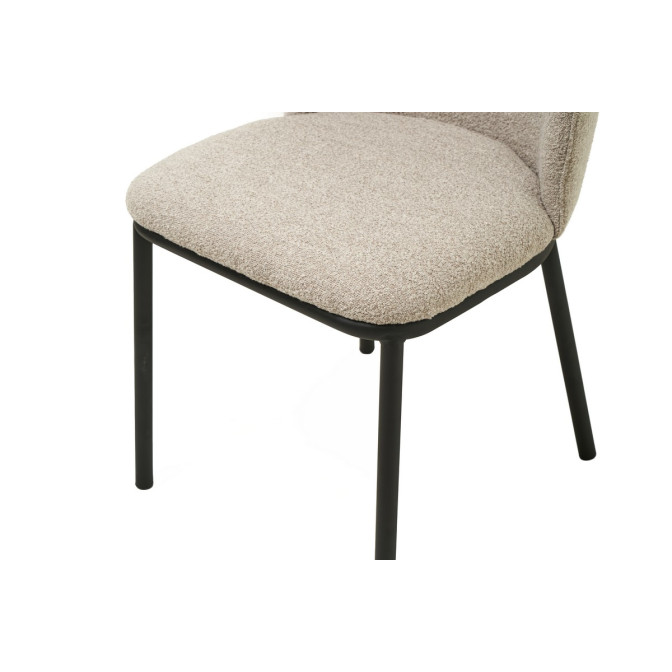 Стул M-140 белый песок  +  черный Vetro mebel
