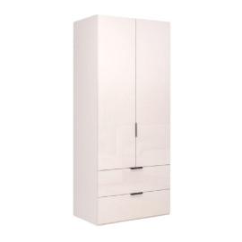 Шкаф 2Дв 2Ящ Лори / Lory Глянец Кашемир MiroMark LR-12-GC