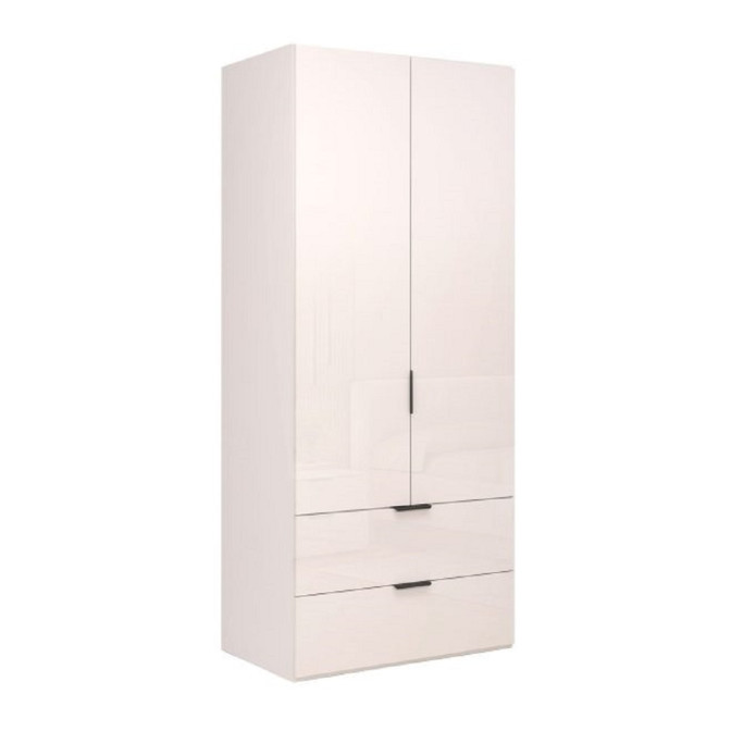 Шкаф 2Дв 2Ящ Лори / Lory Глянец Кашемир MiroMark LR-12-GC