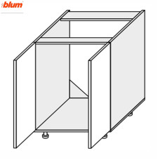 Кухонна секція Вінтаж нижня 60НМ/820 2дв Мийка Pro Blum VN-072W/9003 MiroMark