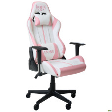 Кресло VR Racer Original Grand белый/розовый AMF