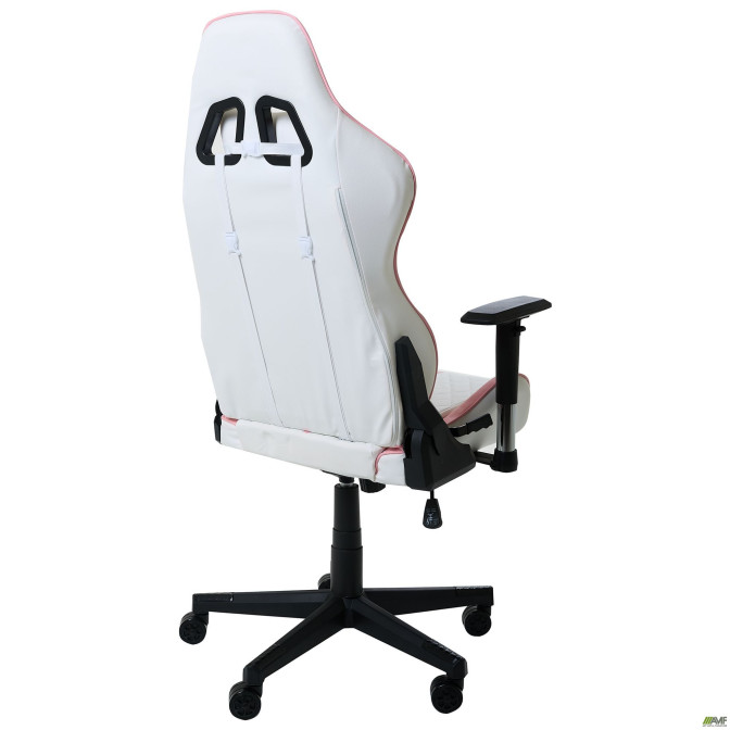 Кресло VR Racer Original Grand белый/розовый AMF