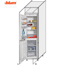 Кухонная секция Пенал Миллениум 60ПХ/2320 Холодильник Pro Blum Правая ML-867W/9003R MiroMark