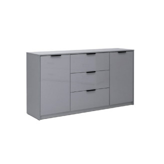 Комод 2Дв 3Ящ Рома Колор / Roma Color Глянець Сіра Лава MiroMark RС-166-GL