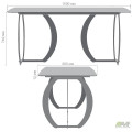 Стол обеденный Alexis black/ceramics Emperadoro  AMF