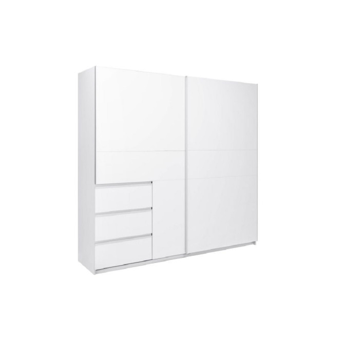 Шафа-купе 2.15м 2Дв Вільма / Wilma Білий MiroMark WL-22-WB