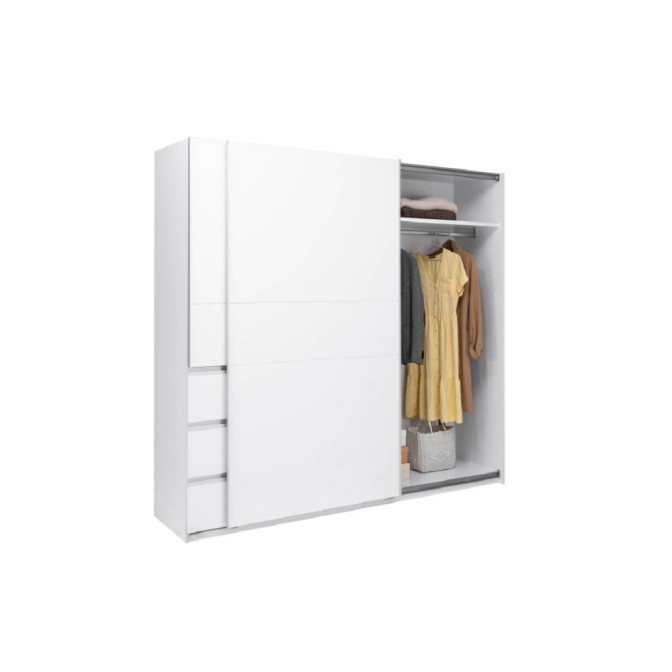 Шафа-купе 2.15м 2Дв Вільма / Wilma Білий MiroMark WL-22-WB