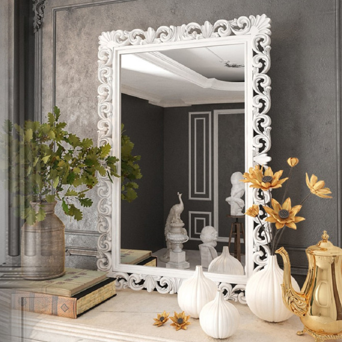 Дзеркало Грета / Gretta Білий MiroMark MR-70-WH