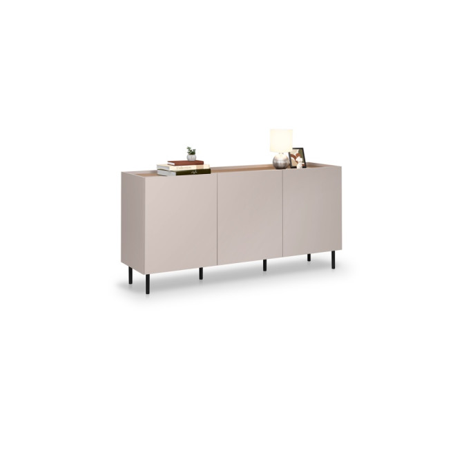 Комод 3Дв 1.6м Нео / Neo Глянець Дуб Ліворно - Супермат Тоффі MiroMark NE-166-LT