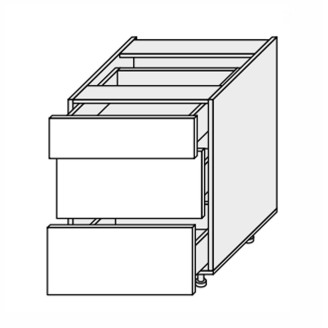 Кухонна секція Глорі нижня 60Н3ШХ/820 Телескоп GL-064W/01 MiroMark