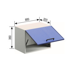 Кухонна секція антресоль А 80 (320) Аріель Світ меблів
