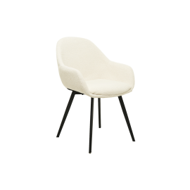 Стілець M-160 айворі  +  чорний Vetro mebel