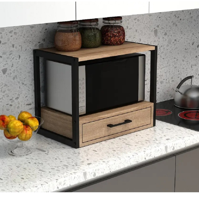 Полиця для мікрохвильової печі ПММ -2 Дуб Сонома Гамма стиль