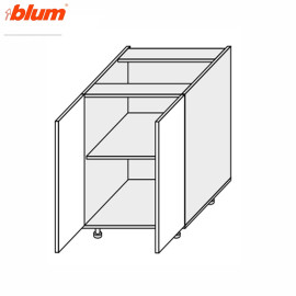 Кухонна секція нижня Міленіум 60Н/820 2дв Pro Blum ML-071W/9003 MiroMark