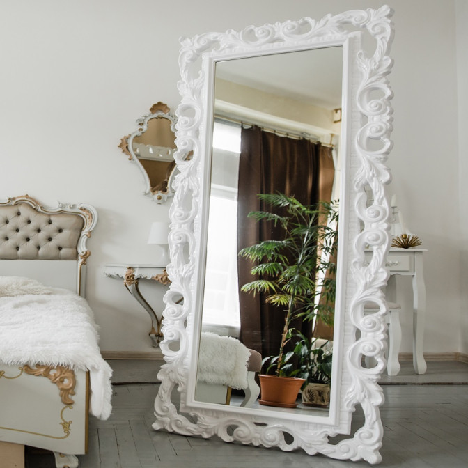 Зеркало Лара / Lara Белый MiroMark MR-80-WH