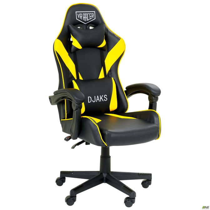 Кресло VR Racer Dexter Djaks черный/желтый AMF Кресло VR Racer Dexter Djaks черный/желтый AMF