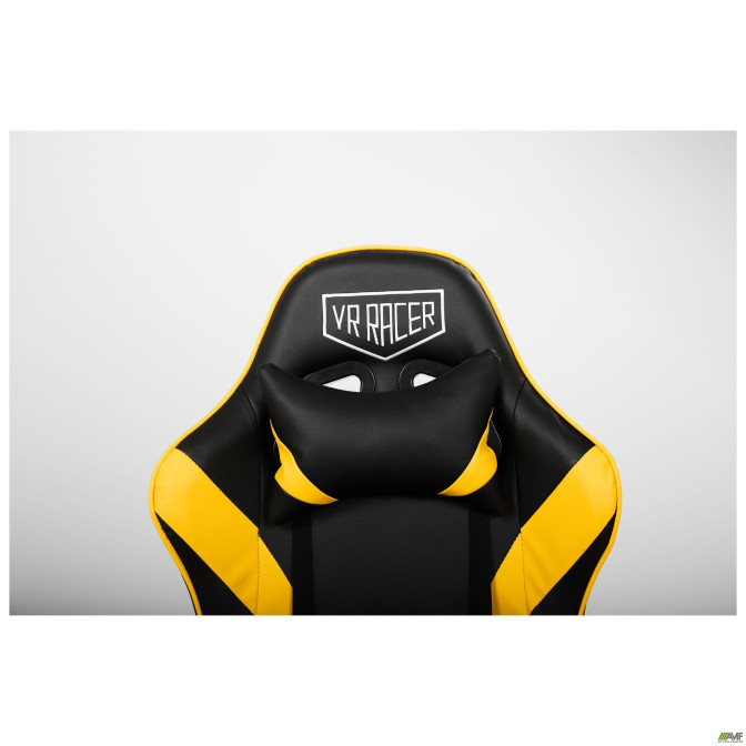 Кресло VR Racer Dexter Djaks черный/желтый AMF