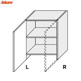 Кухонна секція Вінтаж верхня 60ВВТ/690 1дв Витяжка Телескоп Pro Blum Ліва VN-471W/9003L MiroMark