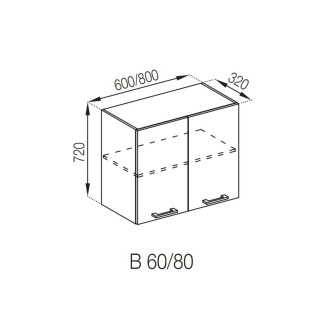 Кухонна секція верхня В 60 Березня Світ меблів Кухонна секція верхня В 60 Березня Світ меблів