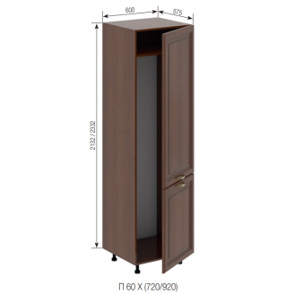 Кухонная секция пенал П 60 Х Роксана Мир мебели