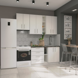 Кухня готова ДСП 3 Класик 2,0 м висота Н 900 плита окремо, з ручками Senam