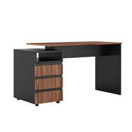 Стол 1ТН Черный / Дуб Ливорно Фрида Мир Мебели