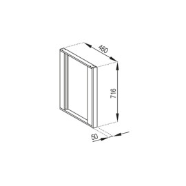 Кухонная секция нижняя Н вставка Софи Мир мебели