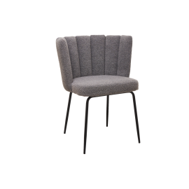 Стілець M-200 сірий букле  +  чорний Vetro mebel