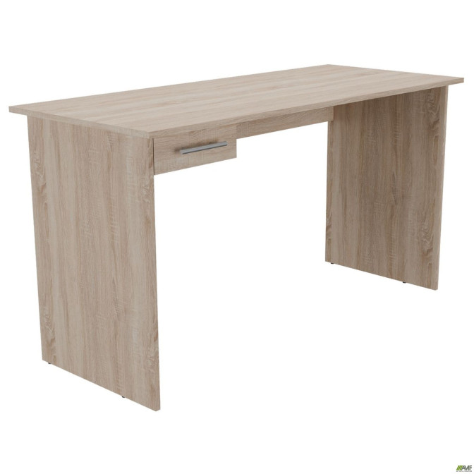 Стол письменный с ящиком ОМ-121L (1387х580х750Н) Дуб Сонома AMF
