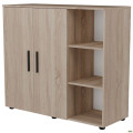 Комод City-422R две двери открытая секция (1120х420х1000Н) Дуб Сонома AMF