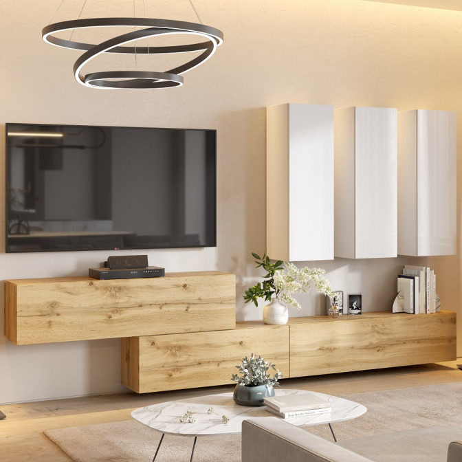 Секция BOX COLOR- TV 1,40 / Дуб Артизан MiroMark BX-43-OA