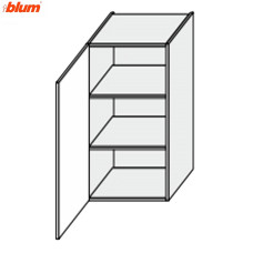 Кухонна секція Вінтаж верхня 30В/720 1дв Pro Blum VN-433W/9003 MiroMark