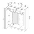 Шафа 3Дв Бруно / Bruno Кашемір MiroMark BR-23-CM