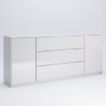 Комод 2Дв 3Ящ 2,0м Рома / Roma Глянец Белый MiroMark RM-168-WB